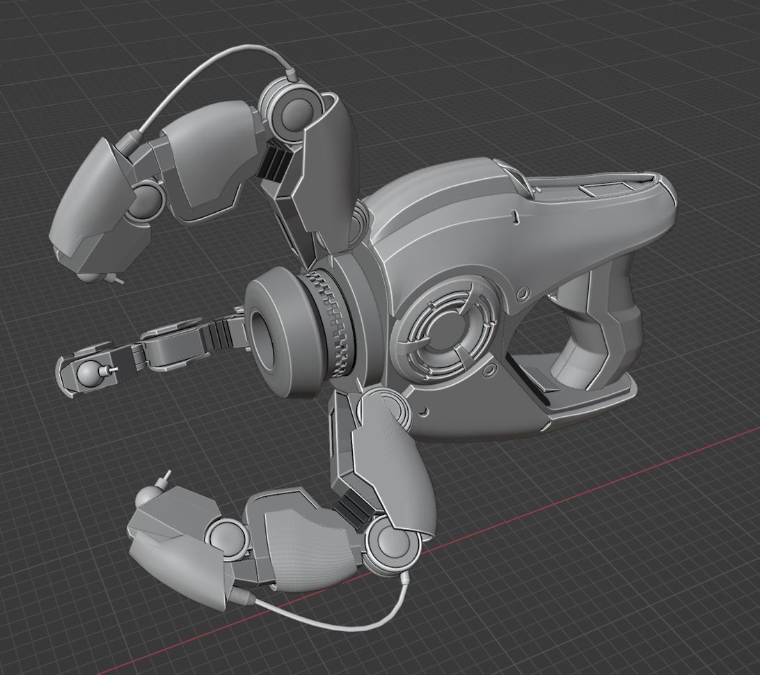 Symmetra Photon gun from overwatch 3D print model_1