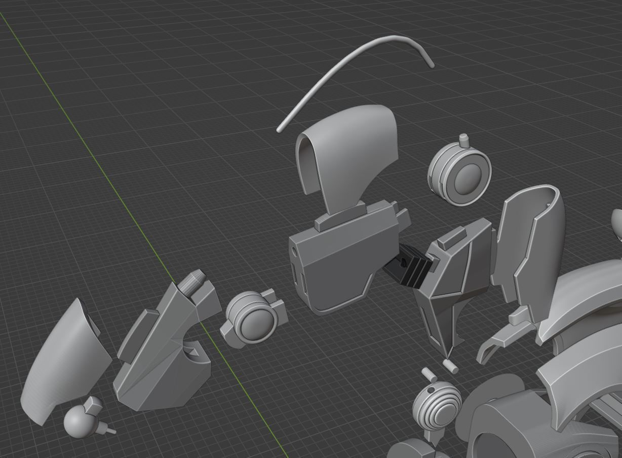 Symmetra Photon gun from overwatch 3D print model_9