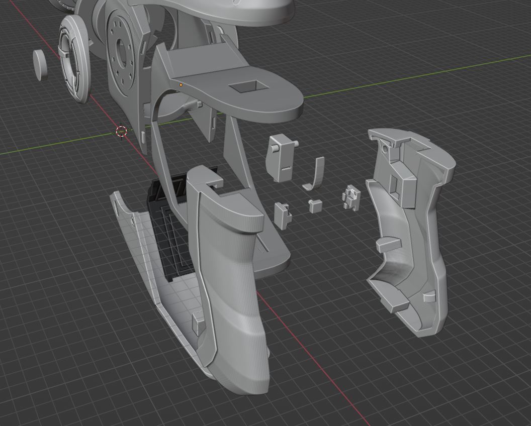 Symmetra Photon gun from overwatch 3D print model_8