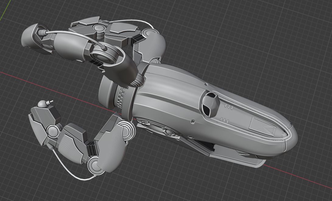 Symmetra Photon gun from overwatch 3D print model_3
