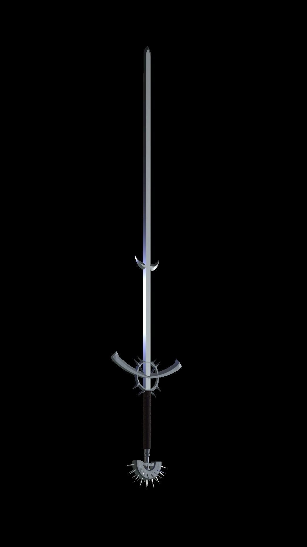 Sword of the Dark Crusader 3D print model_2