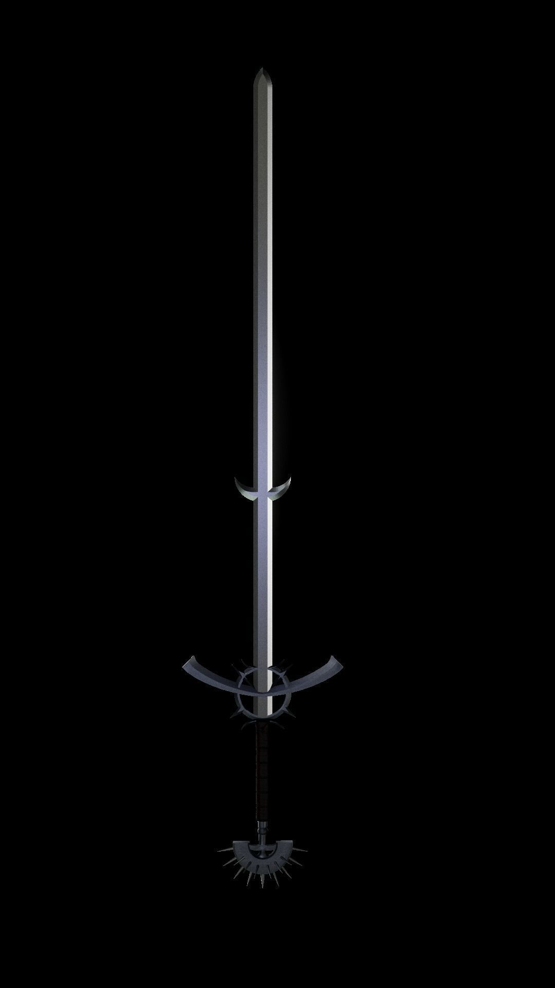 Sword of the Dark Crusader 3D print model_5
