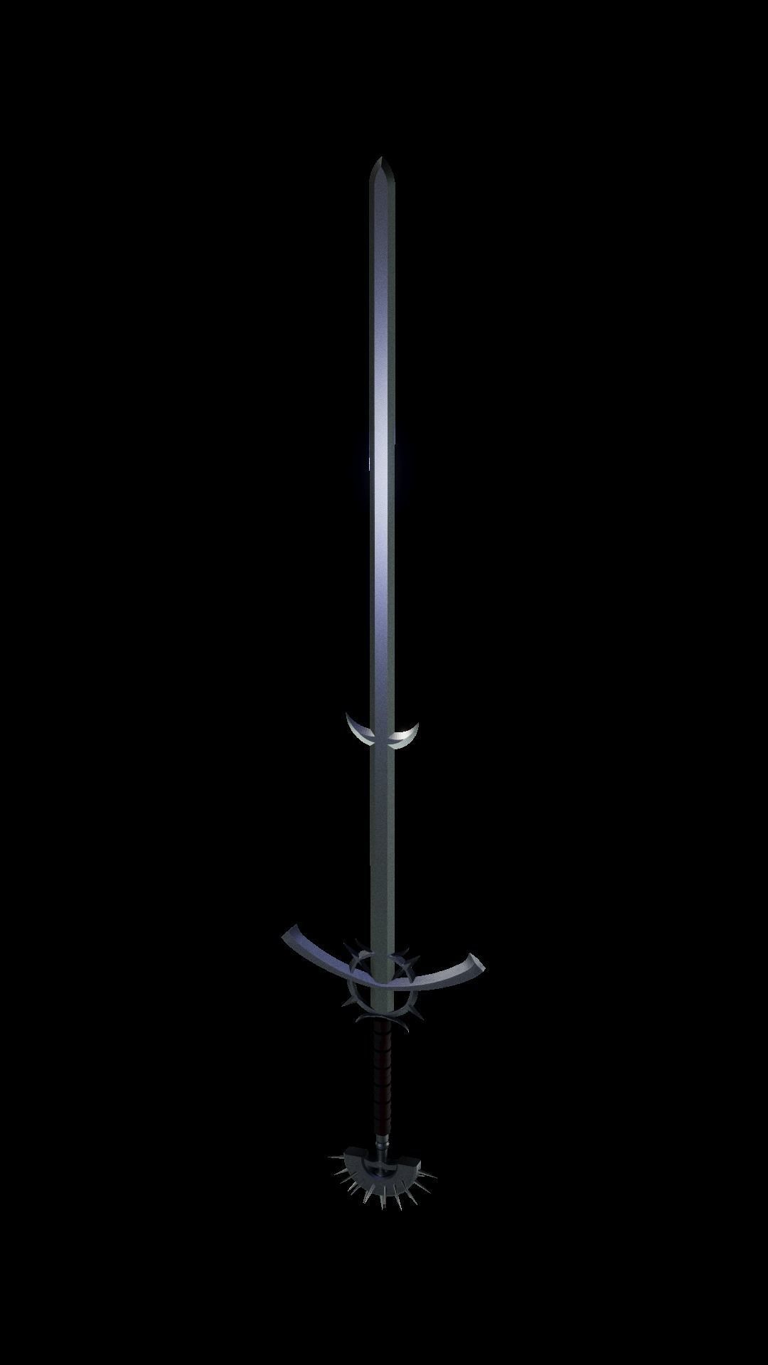 Sword of the Dark Crusader 3D print model_9
