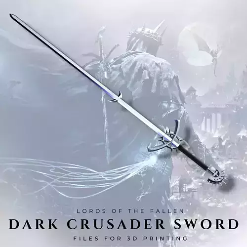 Sword of the Dark Crusader 3D print model