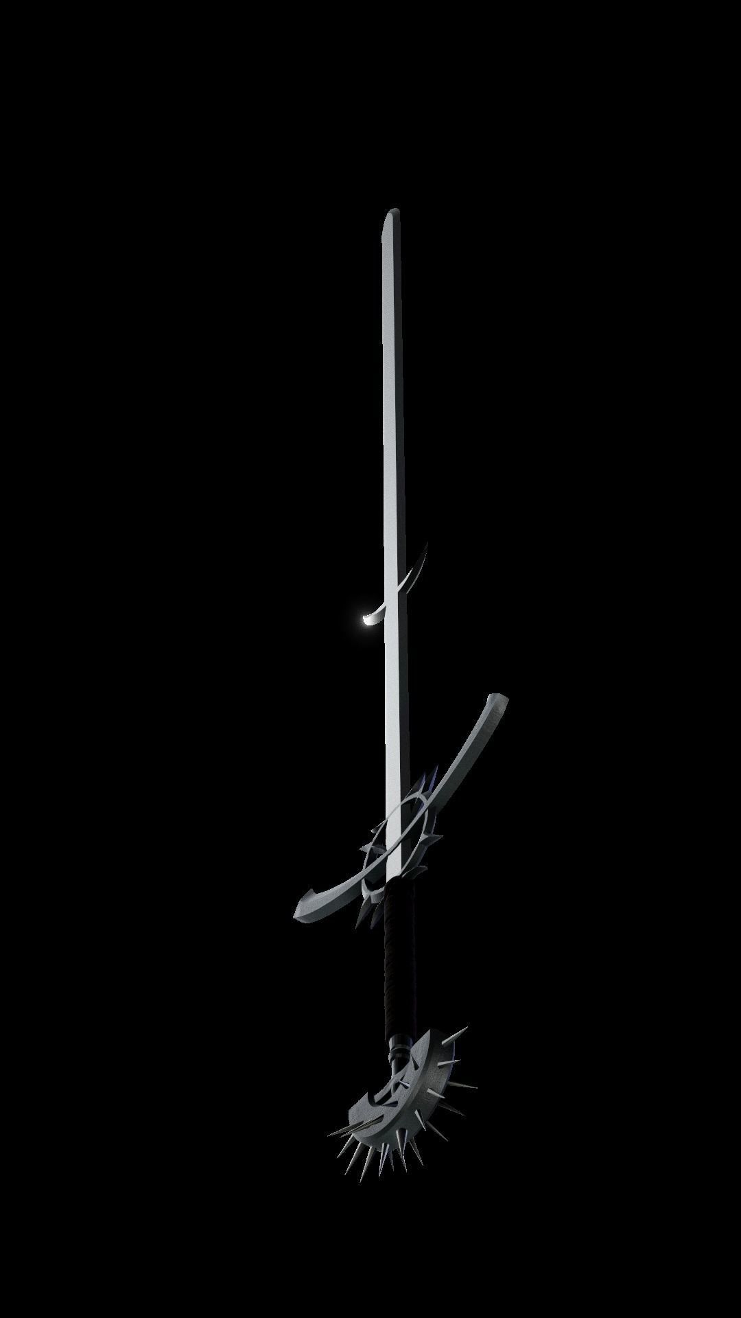 Sword of the Dark Crusader 3D print model_7