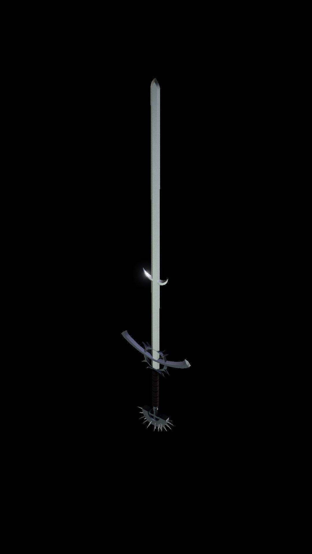 Sword of the Dark Crusader 3D print model_1