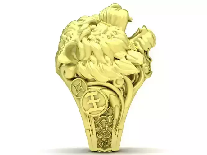 Zodiac Lucky Tiger Ring 3796