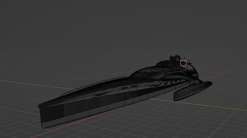 Modern Yatch 3D model_8