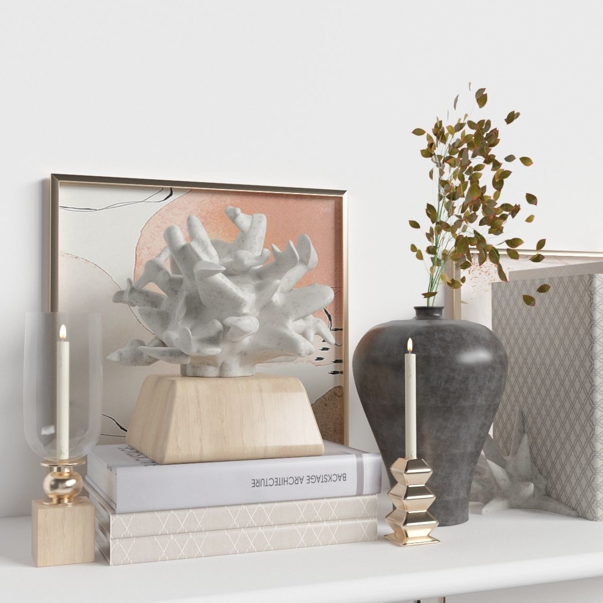 Decoration set 17 3D model_1