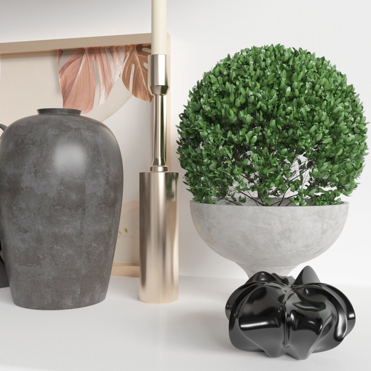 Decoration set 17 3D model_2