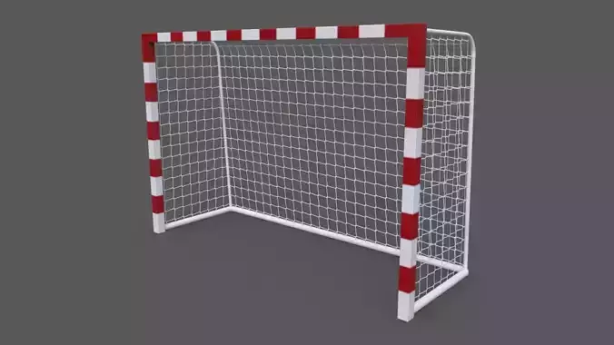 PBR Soccer Football Goal Post Z Low-poly 3D model