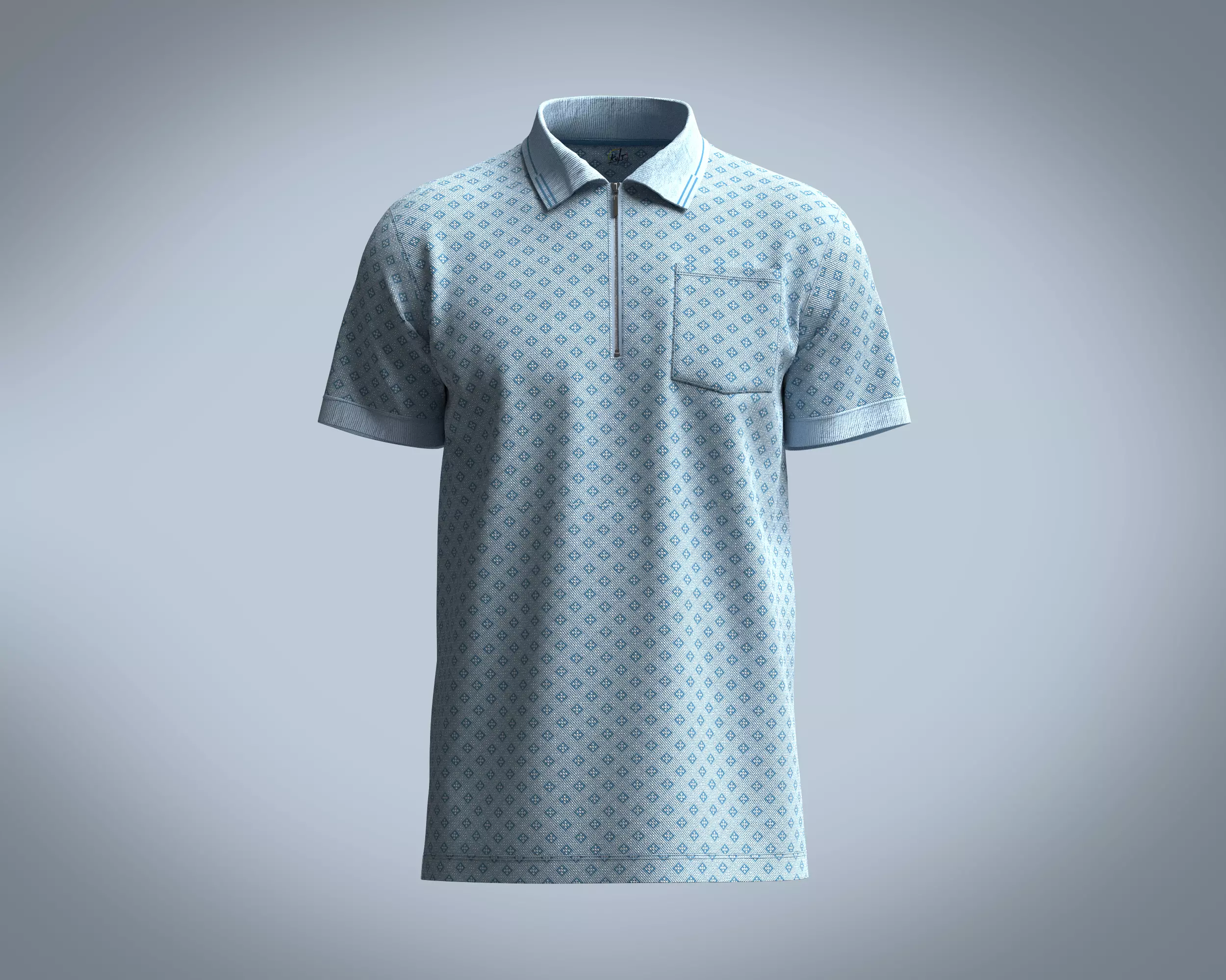 Polo Shirt-AOP 3D model