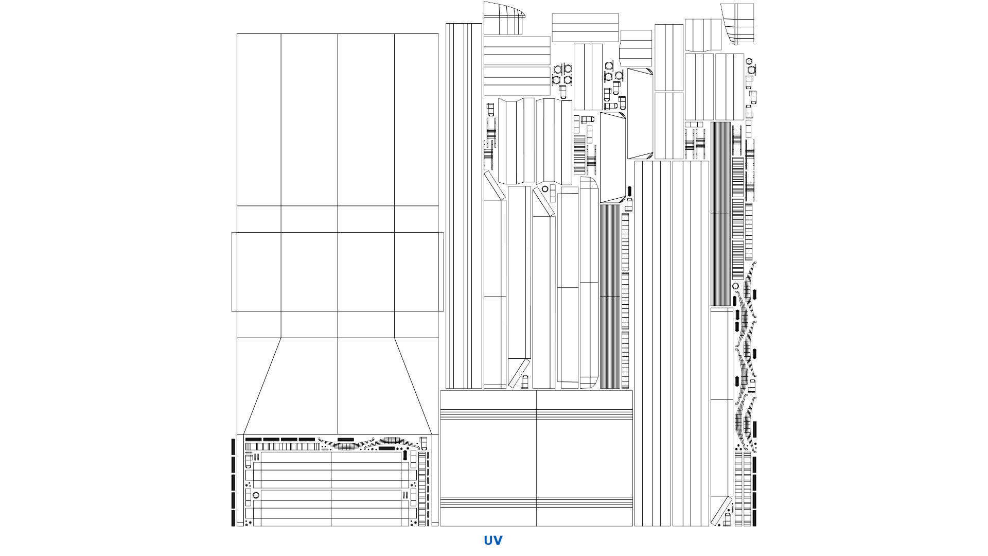 Caravan 1A Low-poly 3D model_16