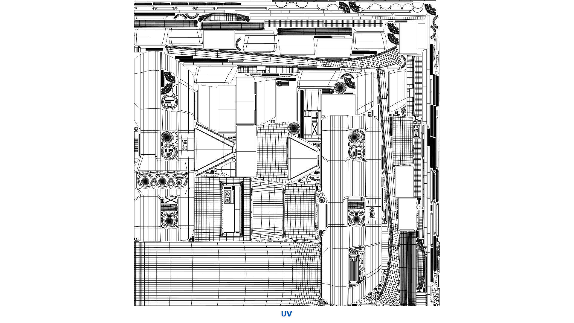 Caravan 1A Low-poly 3D model_14