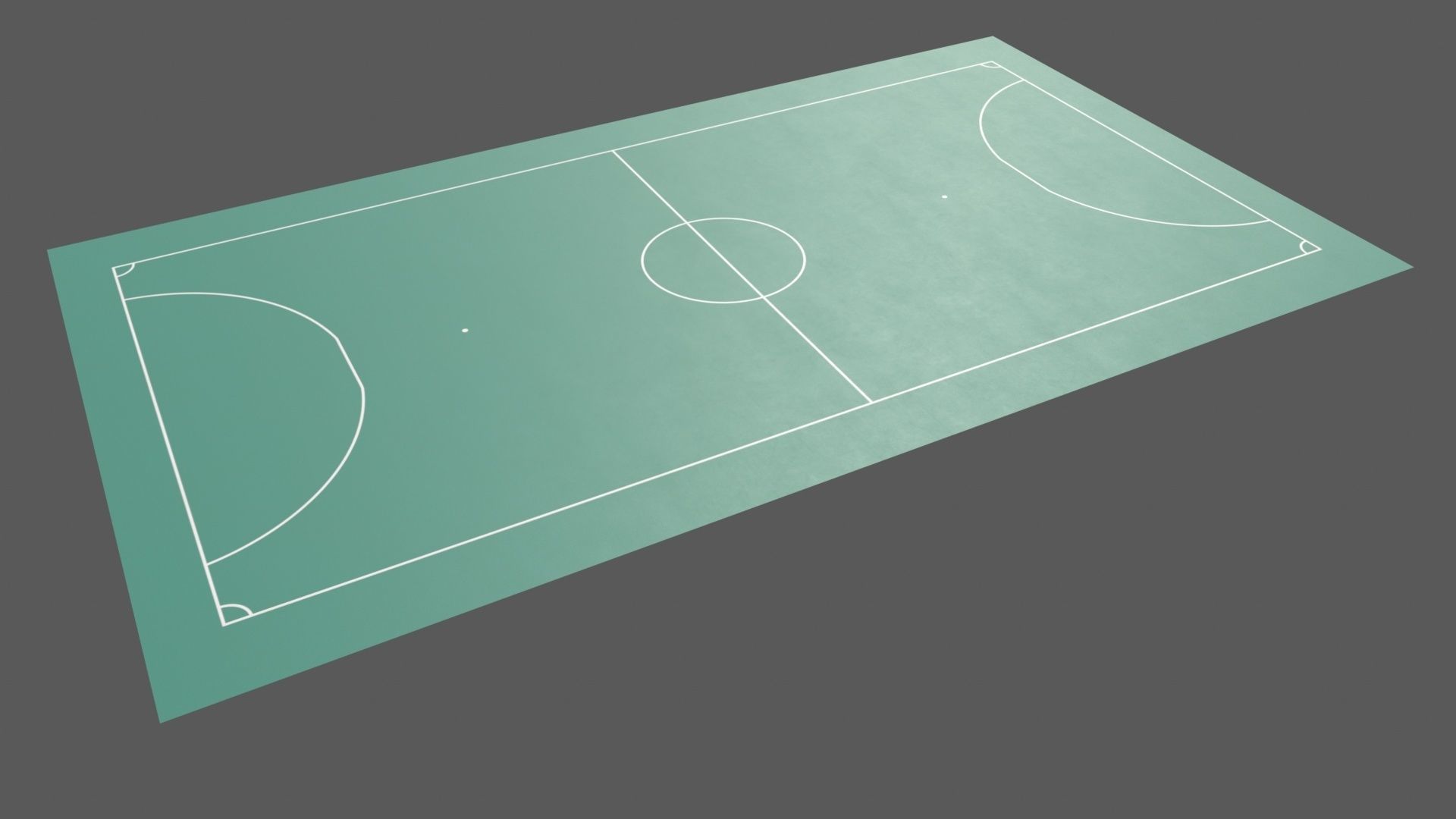 PBR Soccer and Football Court Floor Low-poly 3D model_71