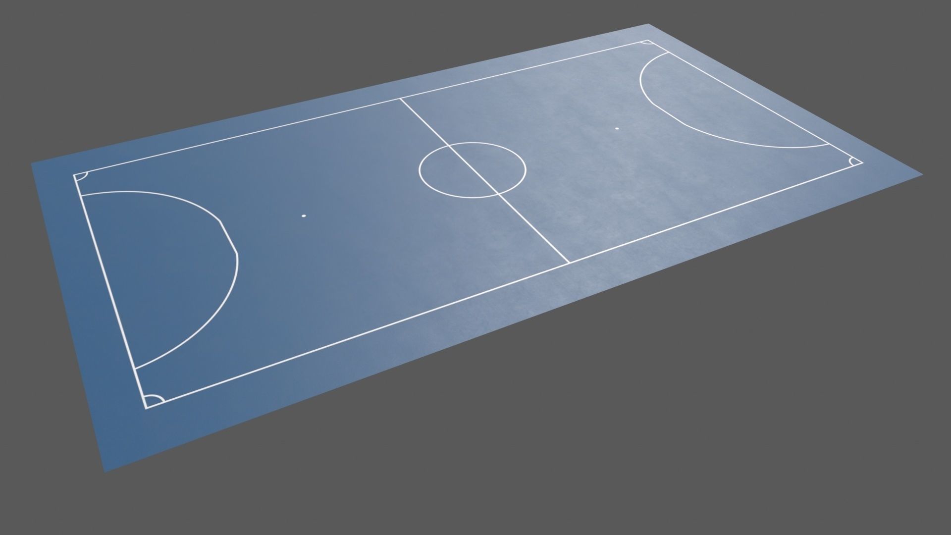 PBR Soccer and Football Court Floor Low-poly 3D model_84