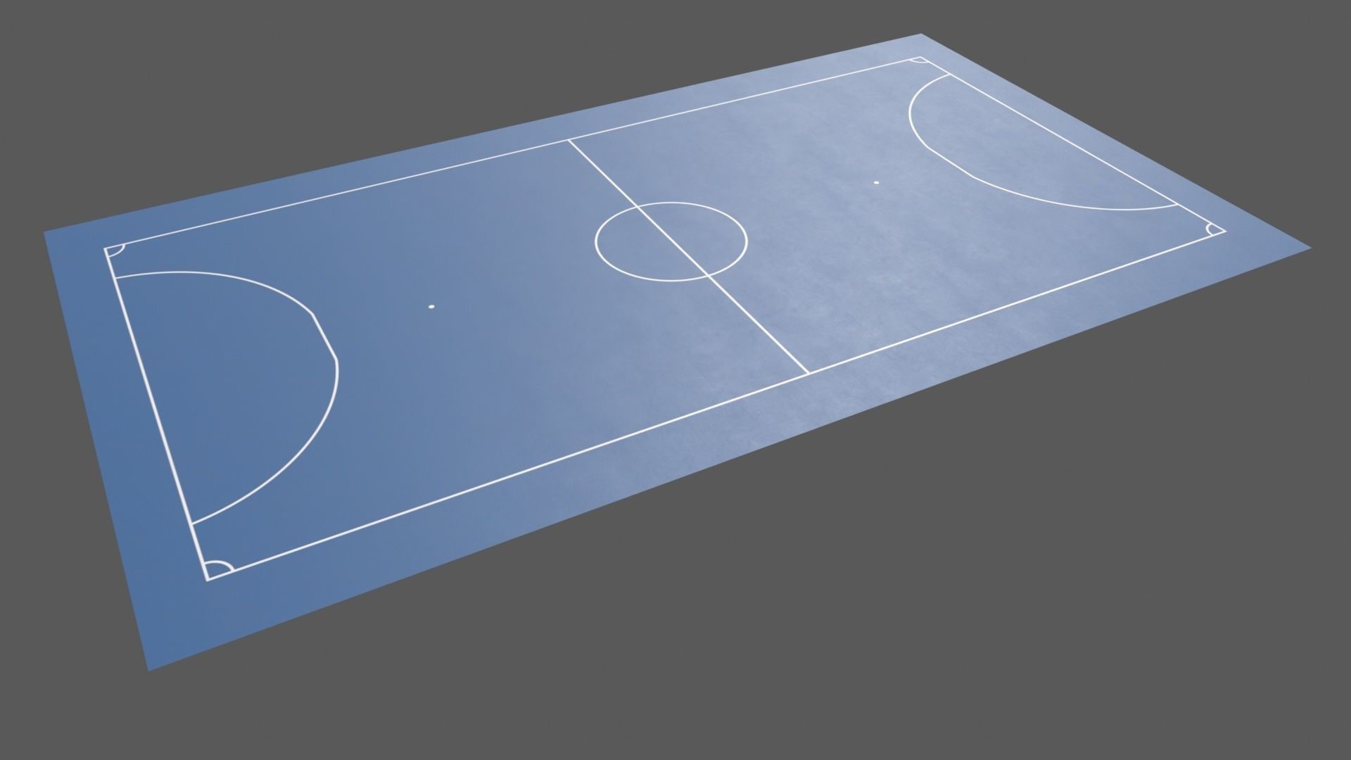 PBR Soccer and Football Court Floor Low-poly 3D model_83