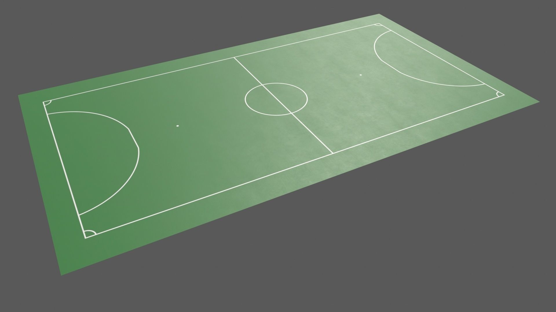 PBR Soccer and Football Court Floor Low-poly 3D model_74