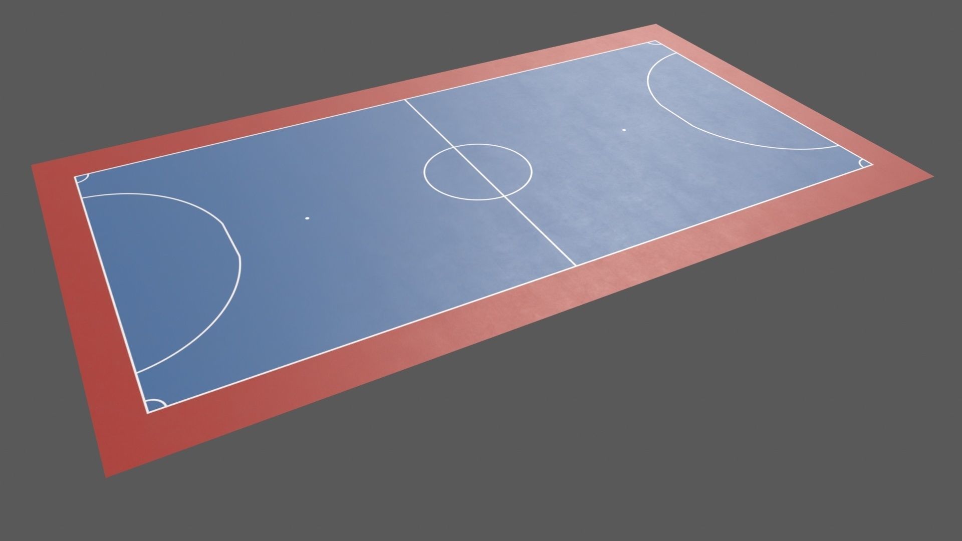PBR Soccer and Football Court Floor Low-poly 3D model_65