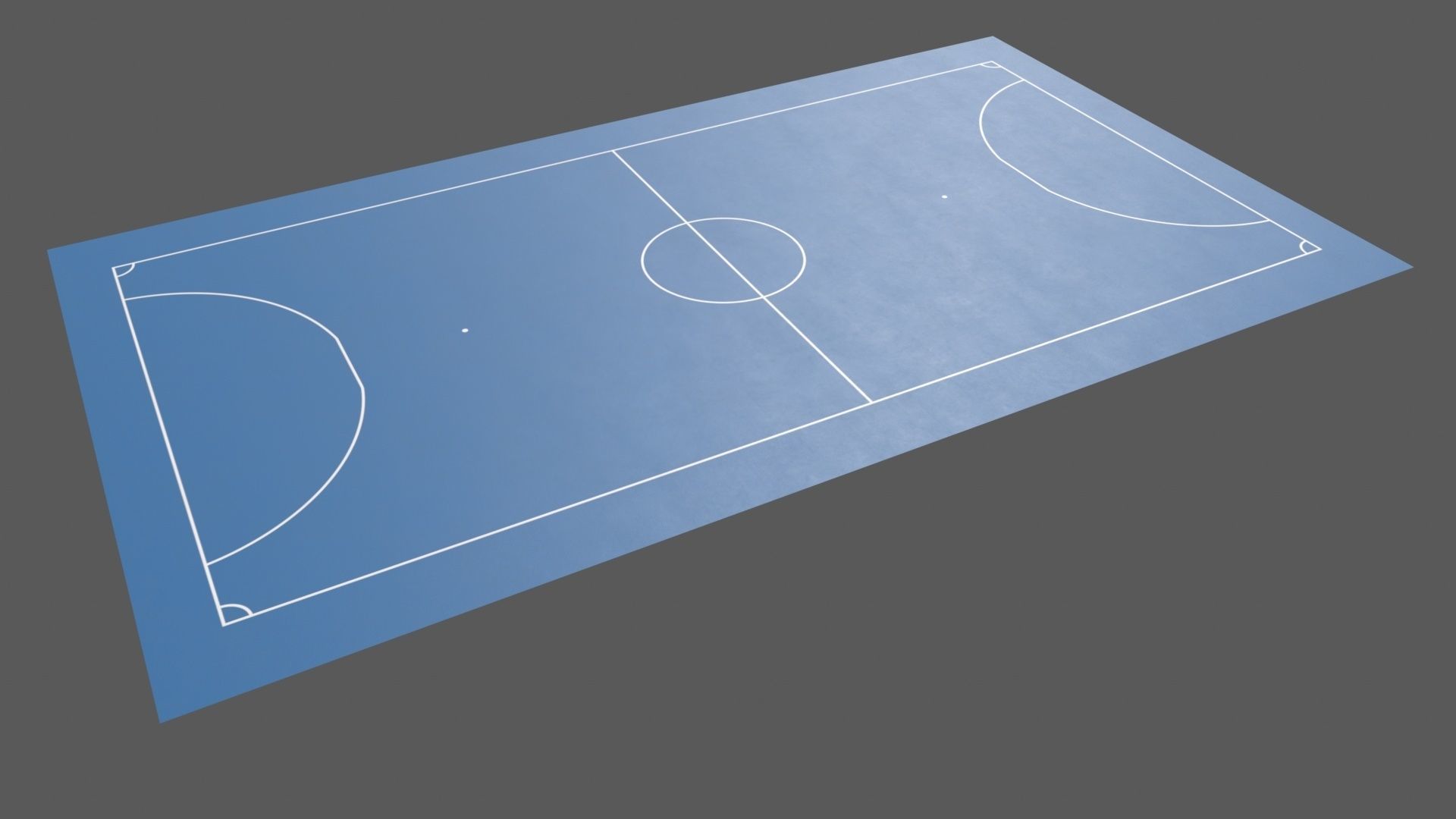 PBR Soccer and Football Court Floor Low-poly 3D model_82
