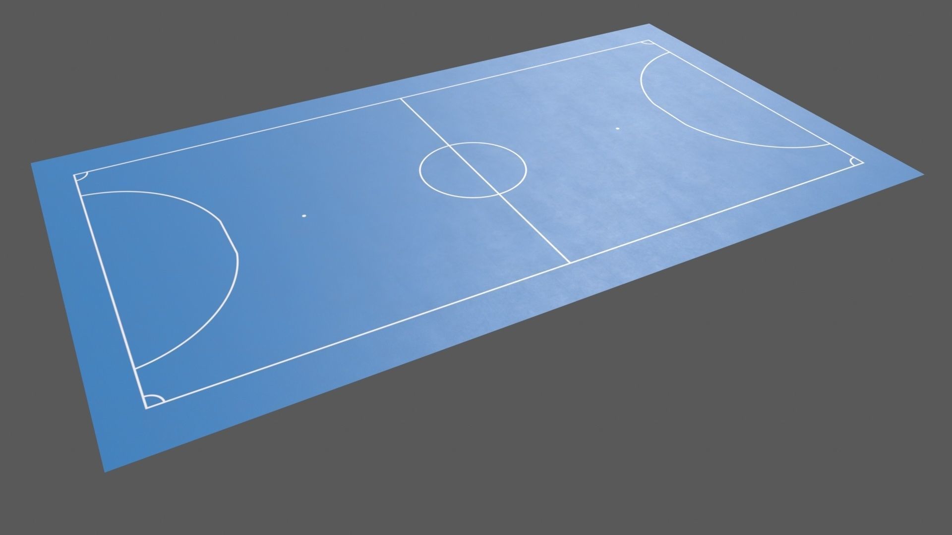 PBR Soccer and Football Court Floor Low-poly 3D model_80