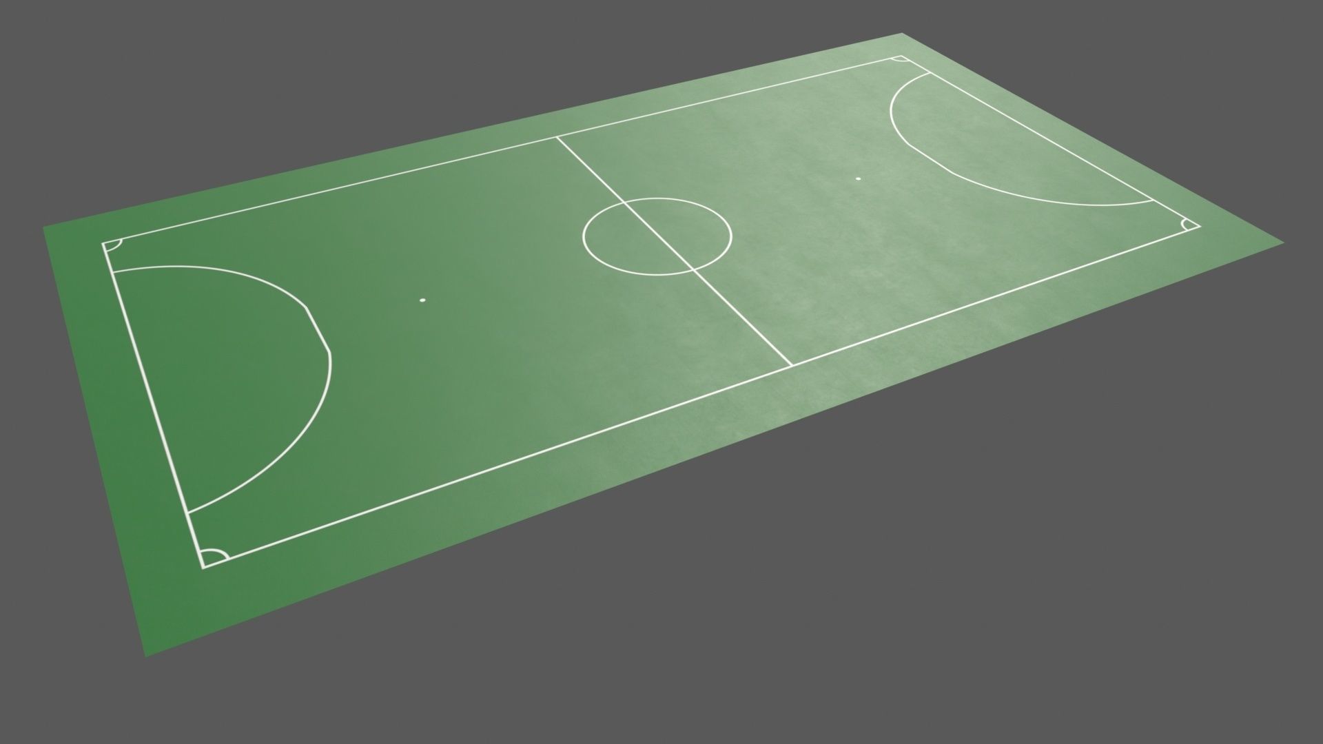 PBR Soccer and Football Court Floor Low-poly 3D model_75
