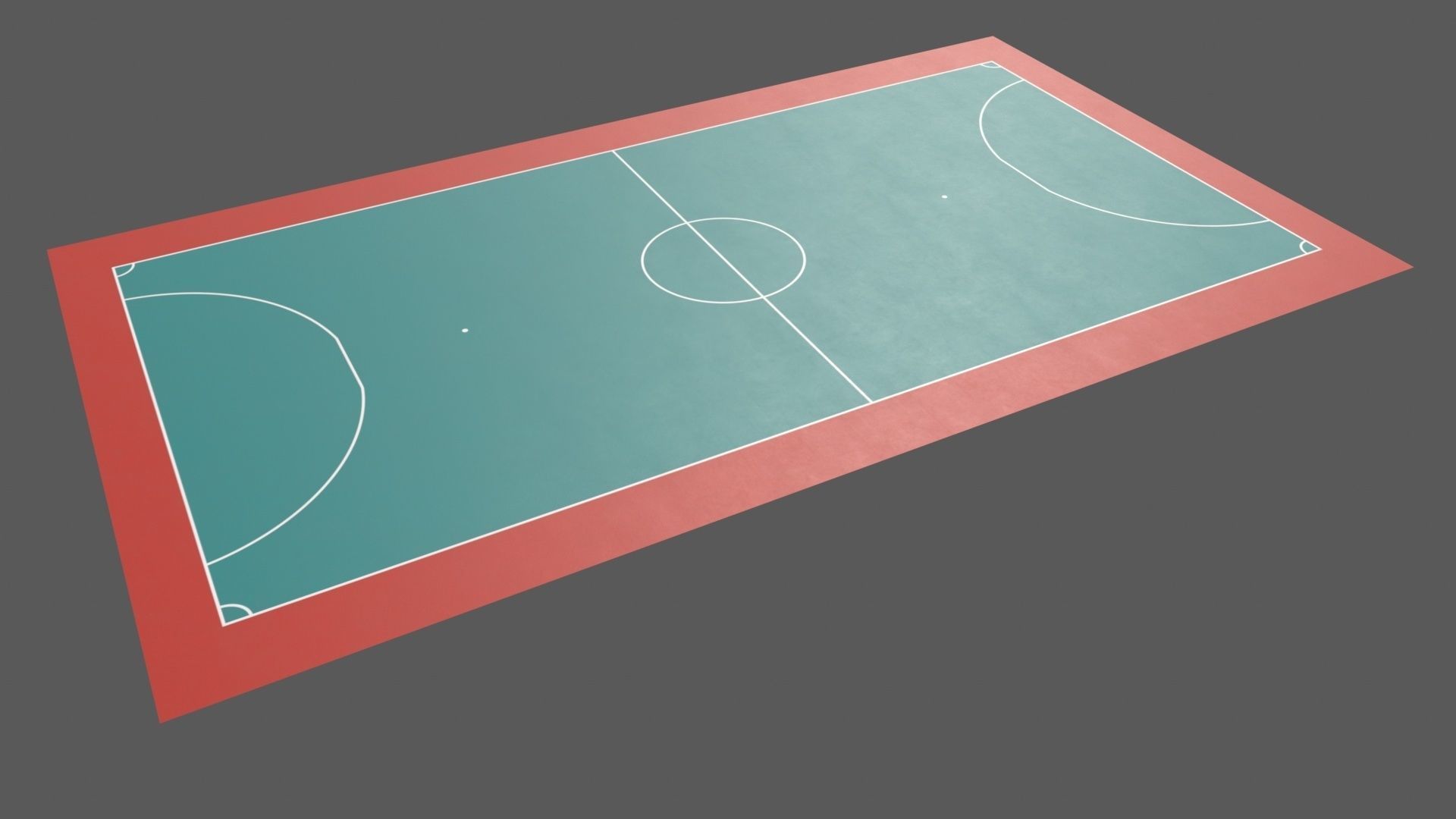 PBR Soccer and Football Court Floor Low-poly 3D model_52