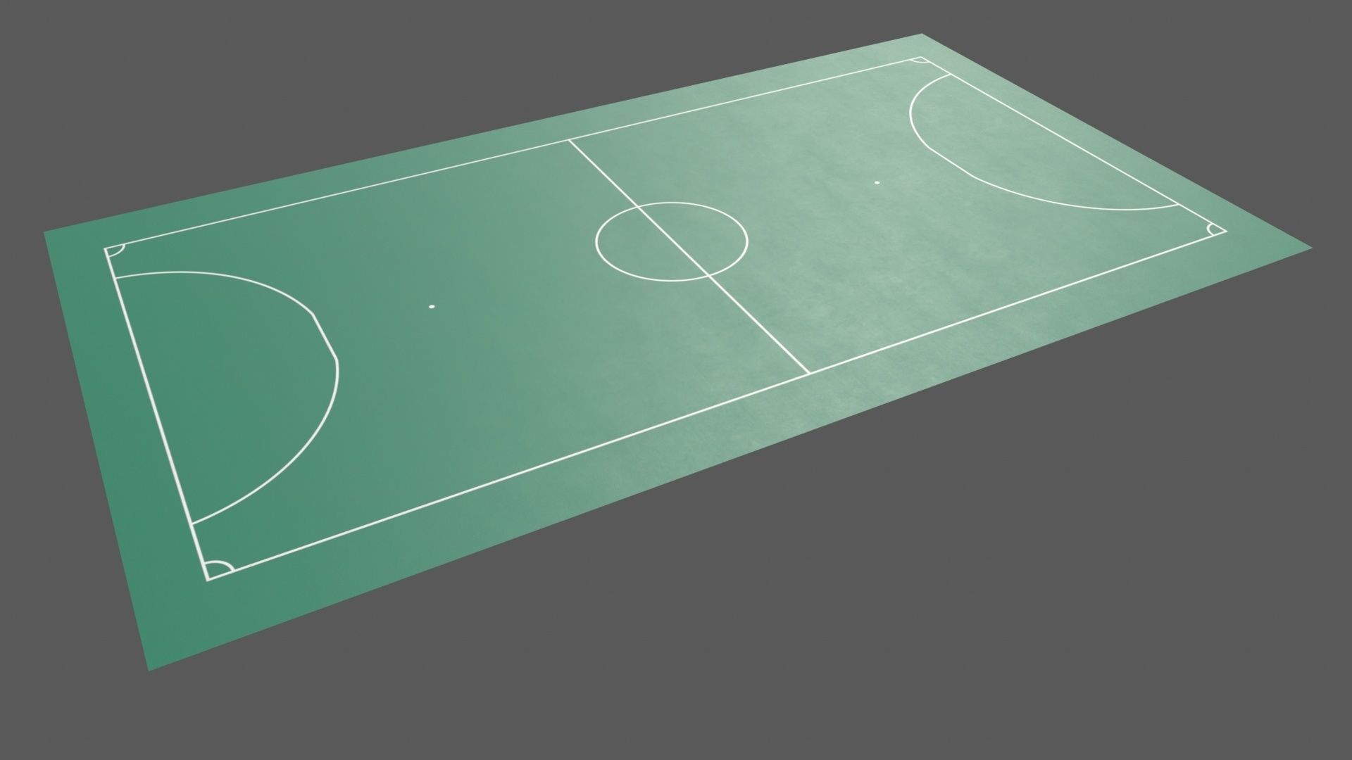 PBR Soccer and Football Court Floor Low-poly 3D model_72