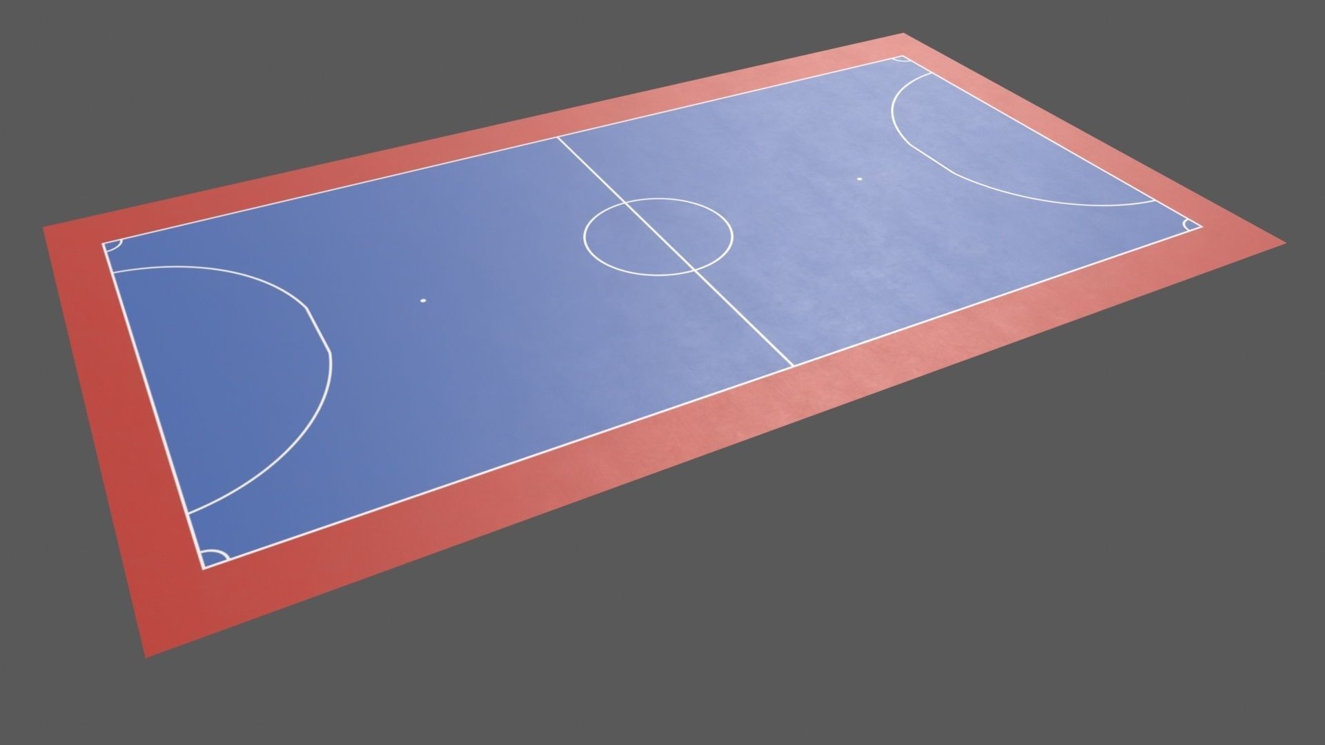 PBR Soccer and Football Court Floor Low-poly 3D model_54