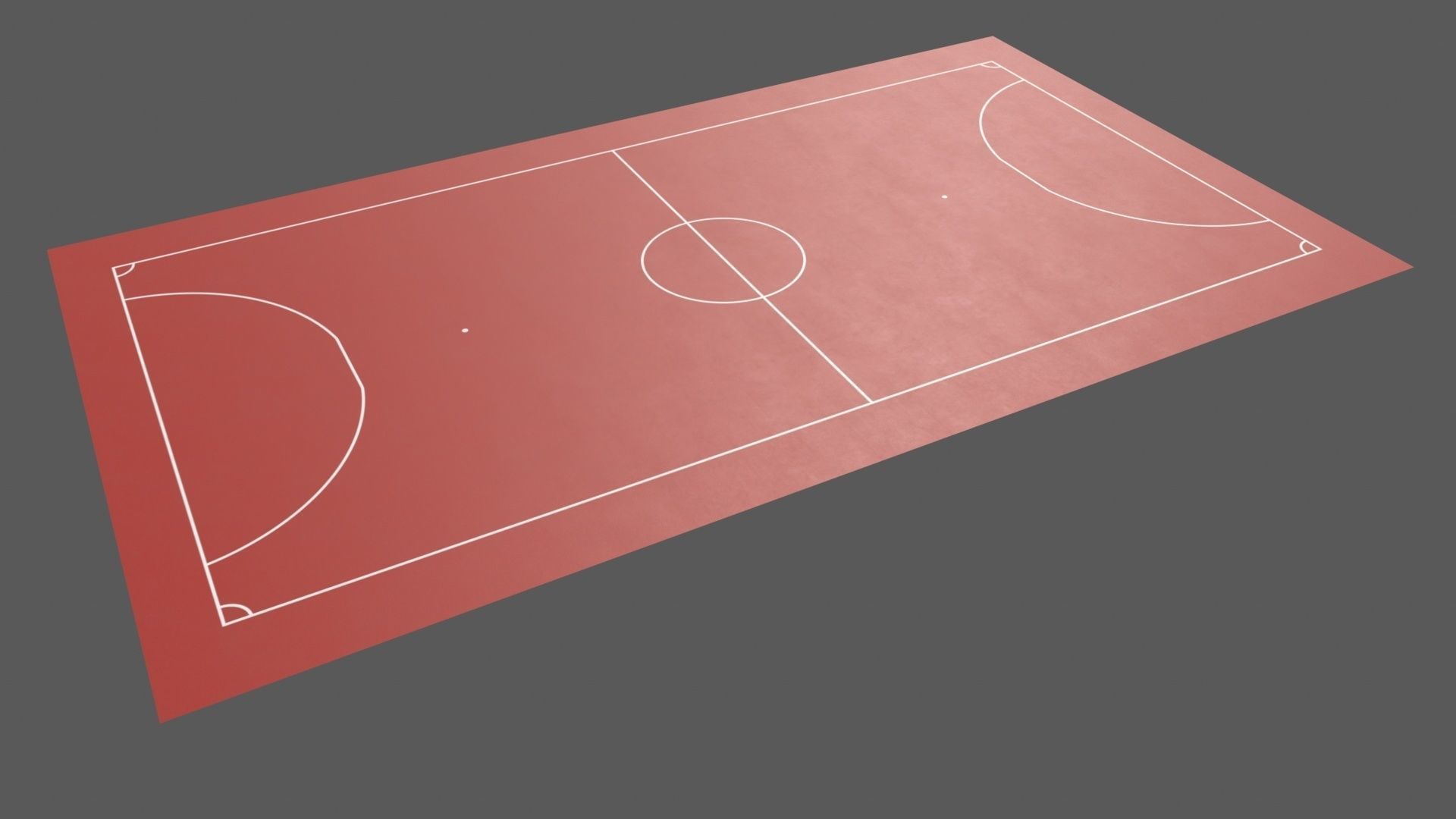 PBR Soccer and Football Court Floor Low-poly 3D model_87