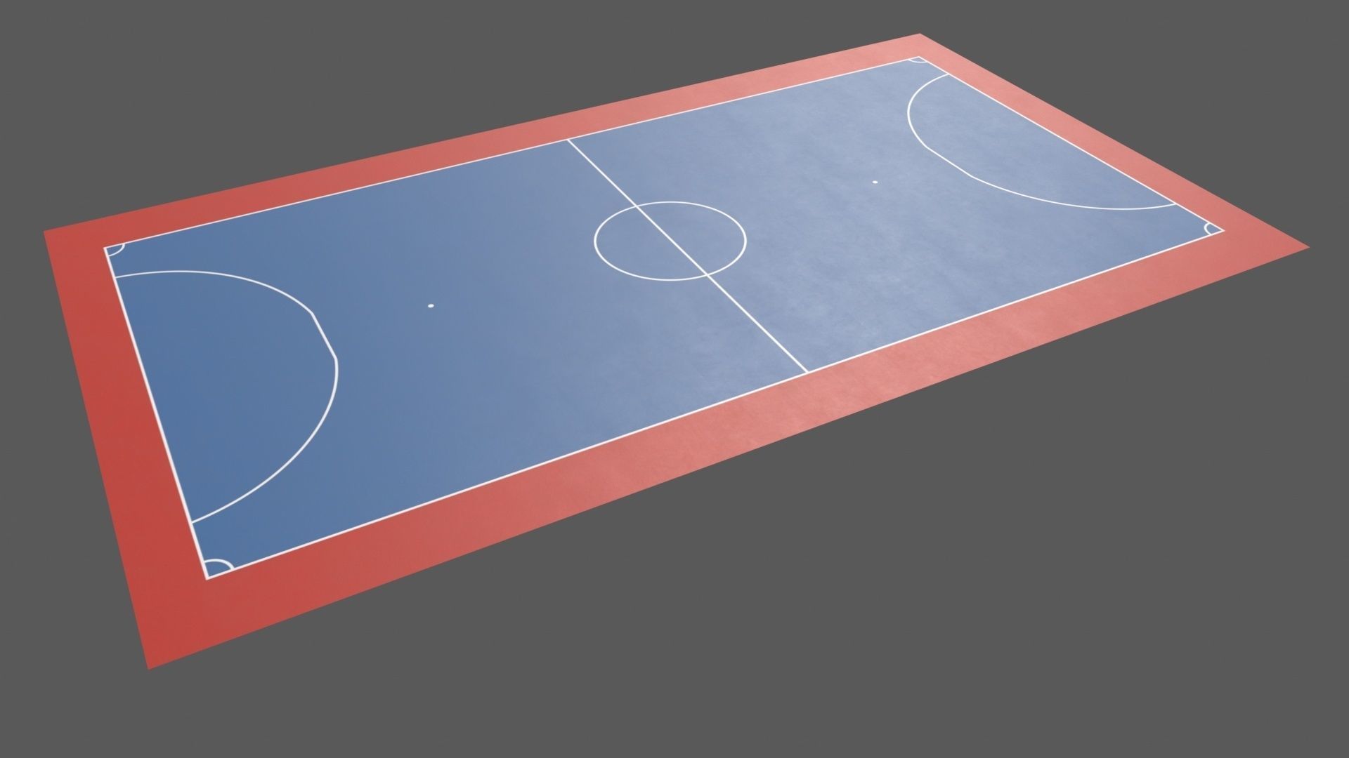 PBR Soccer and Football Court Floor Low-poly 3D model_55
