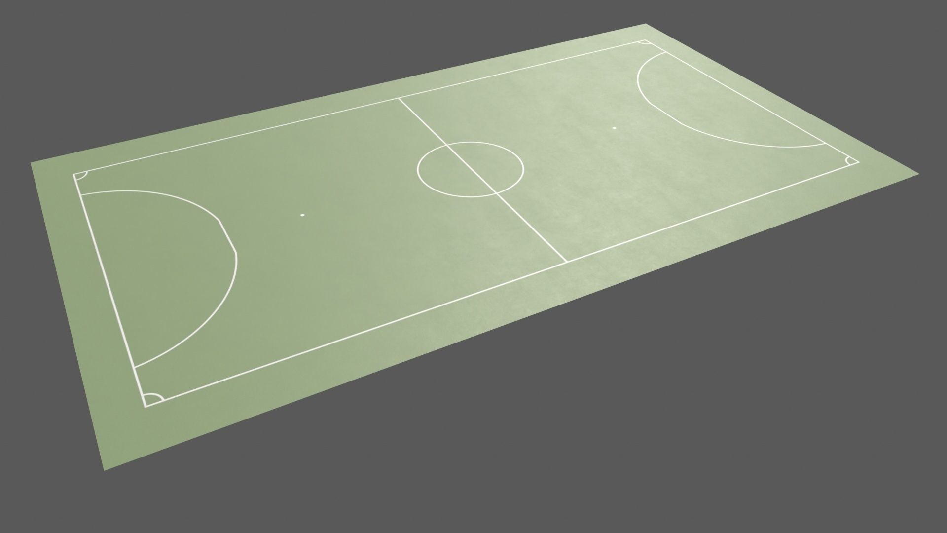 PBR Soccer and Football Court Floor Low-poly 3D model_68