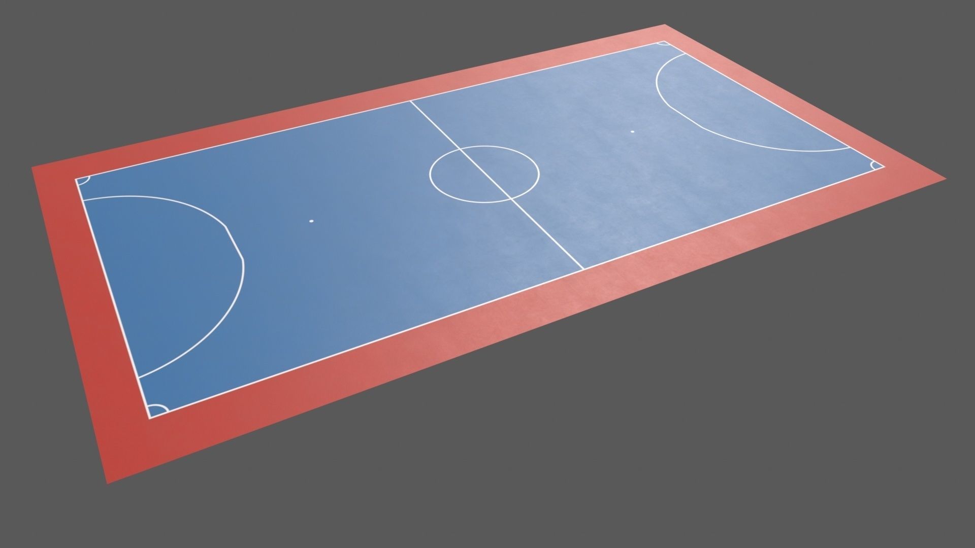 PBR Soccer and Football Court Floor Low-poly 3D model_53