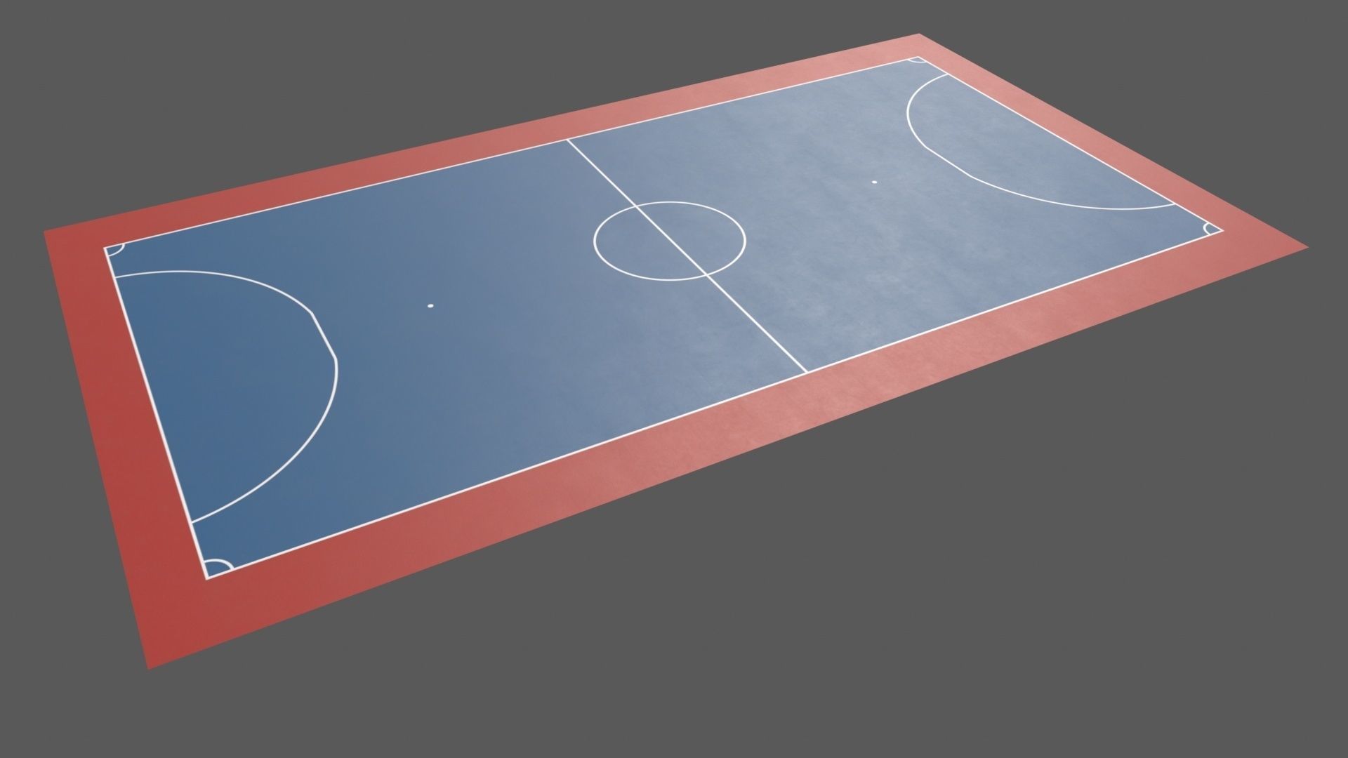 PBR Soccer and Football Court Floor Low-poly 3D model_66