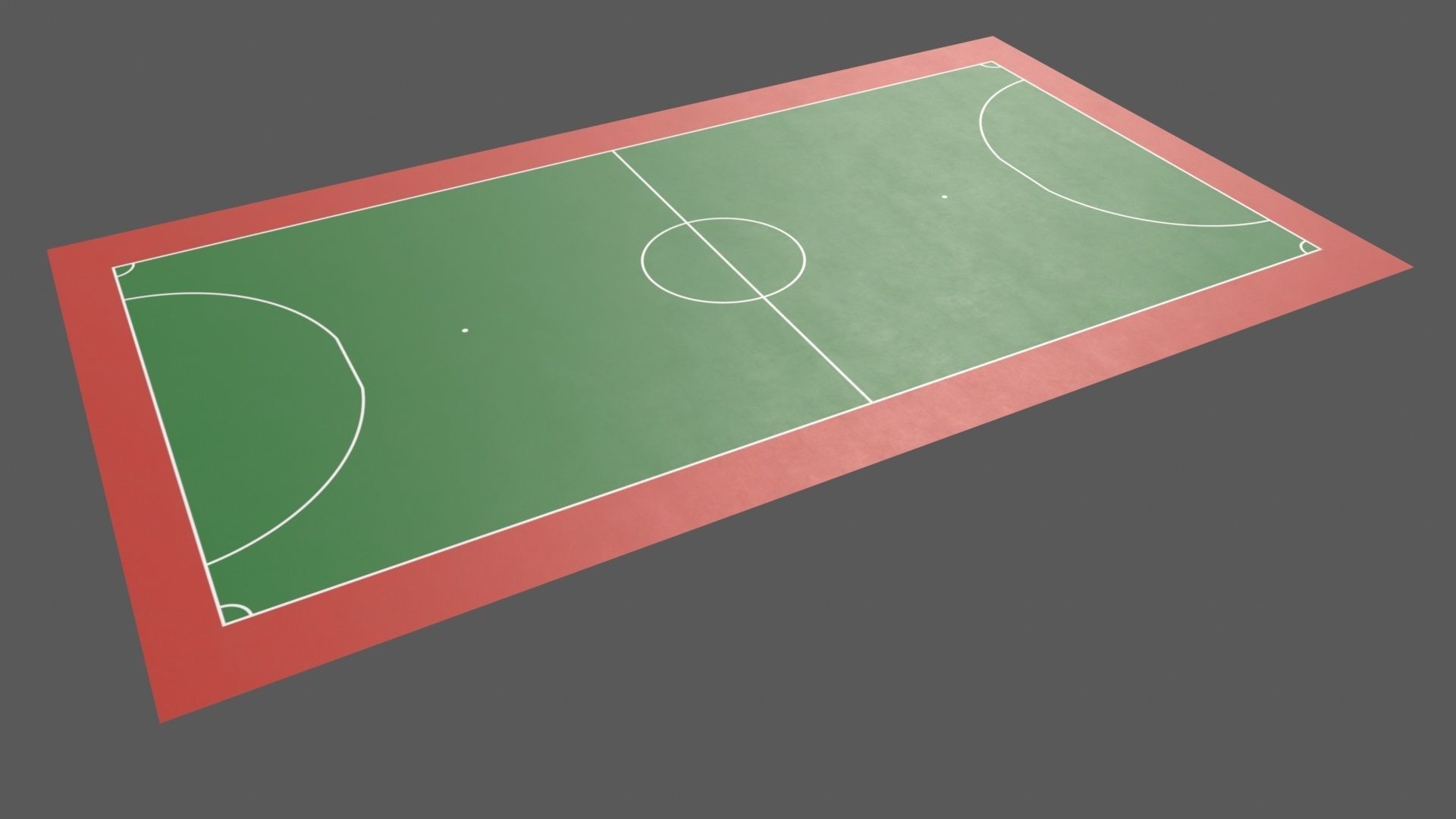 PBR Soccer and Football Court Floor Low-poly 3D model_51