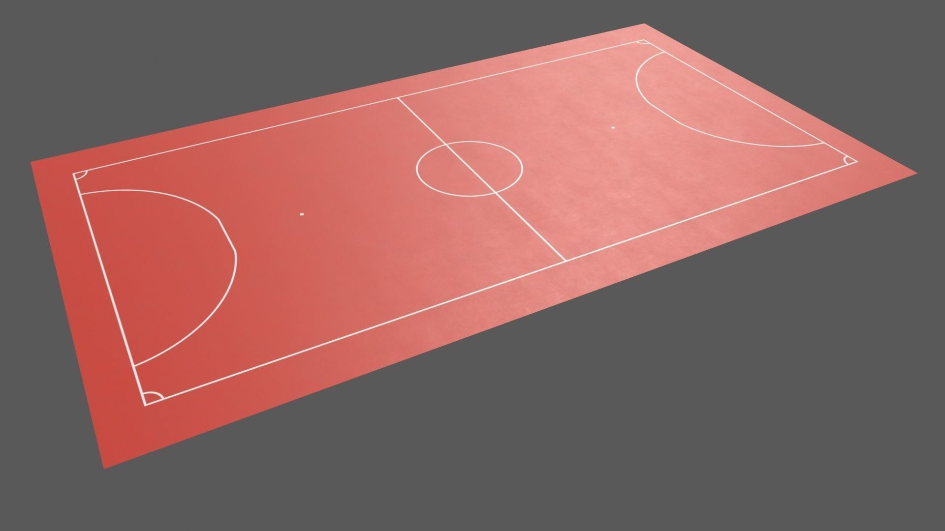 PBR Soccer and Football Court Floor Low-poly 3D model_85