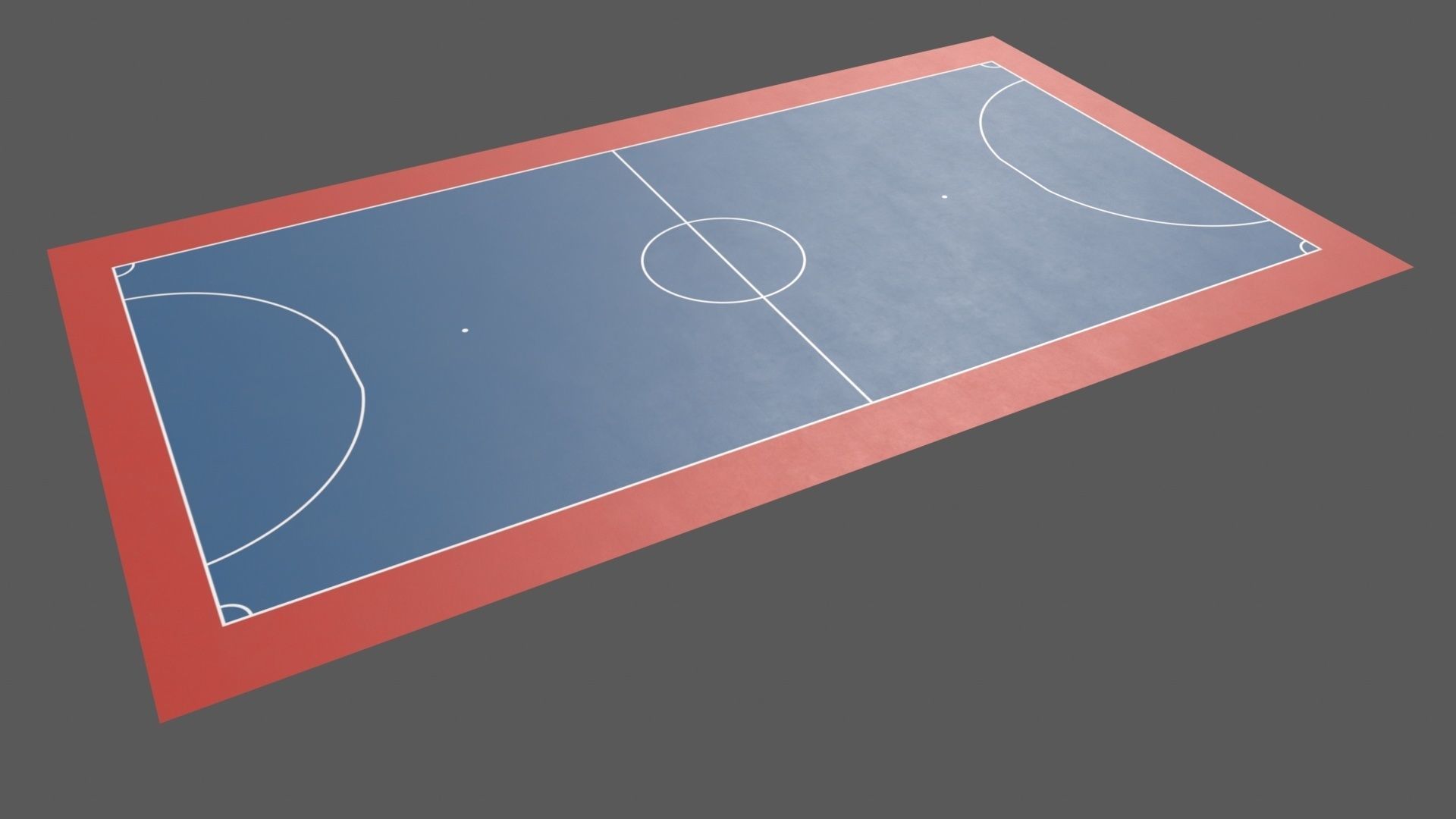 PBR Soccer and Football Court Floor Low-poly 3D model_56