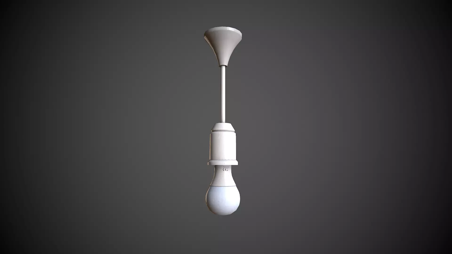 Bulb Holder  Low-poly 3D model_0
