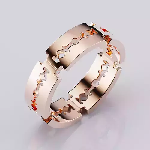 Razor Blade Ring Collection All sizes