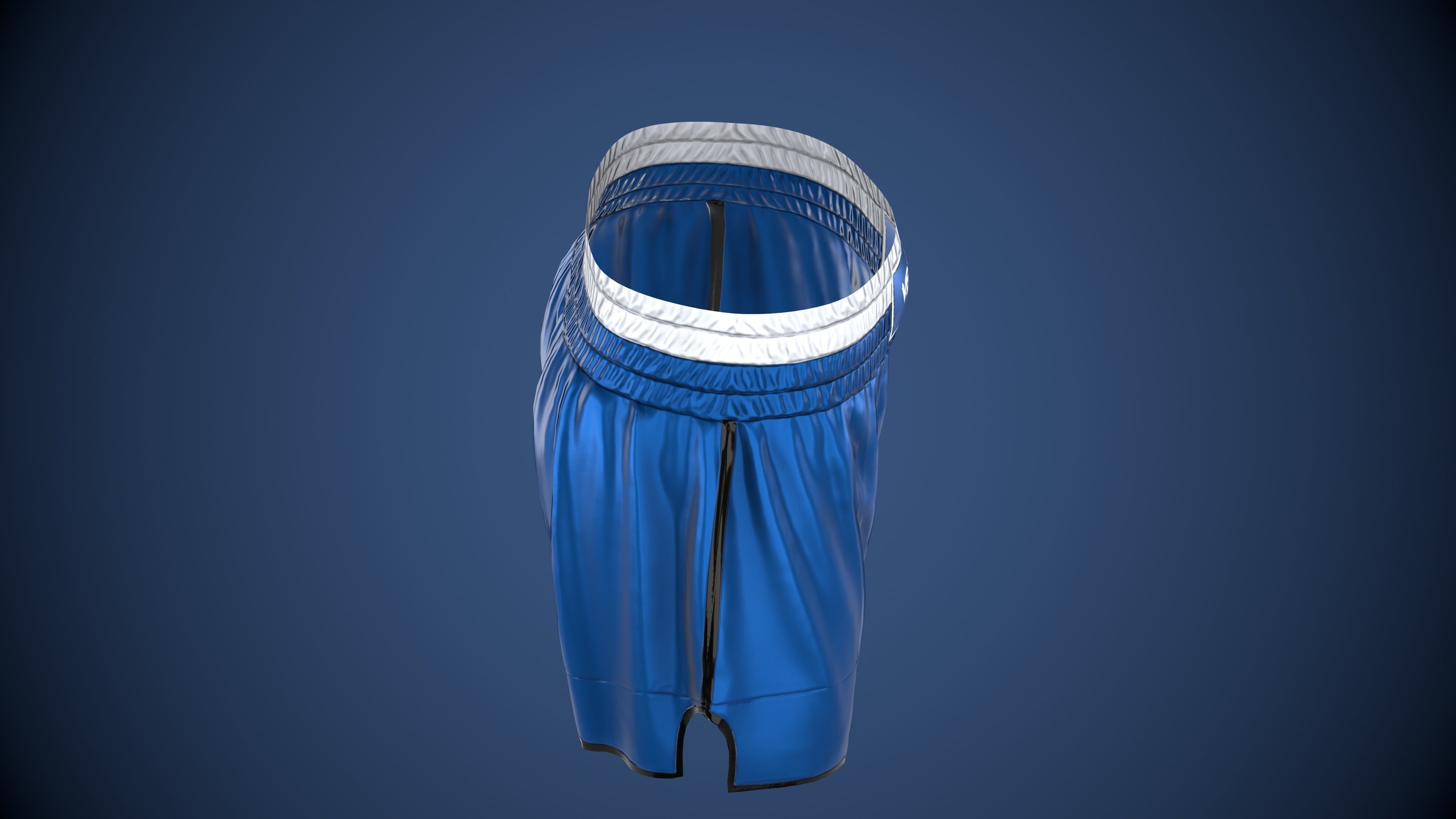 MMA Shorts PBR Game ready Low-poly 3D model_14