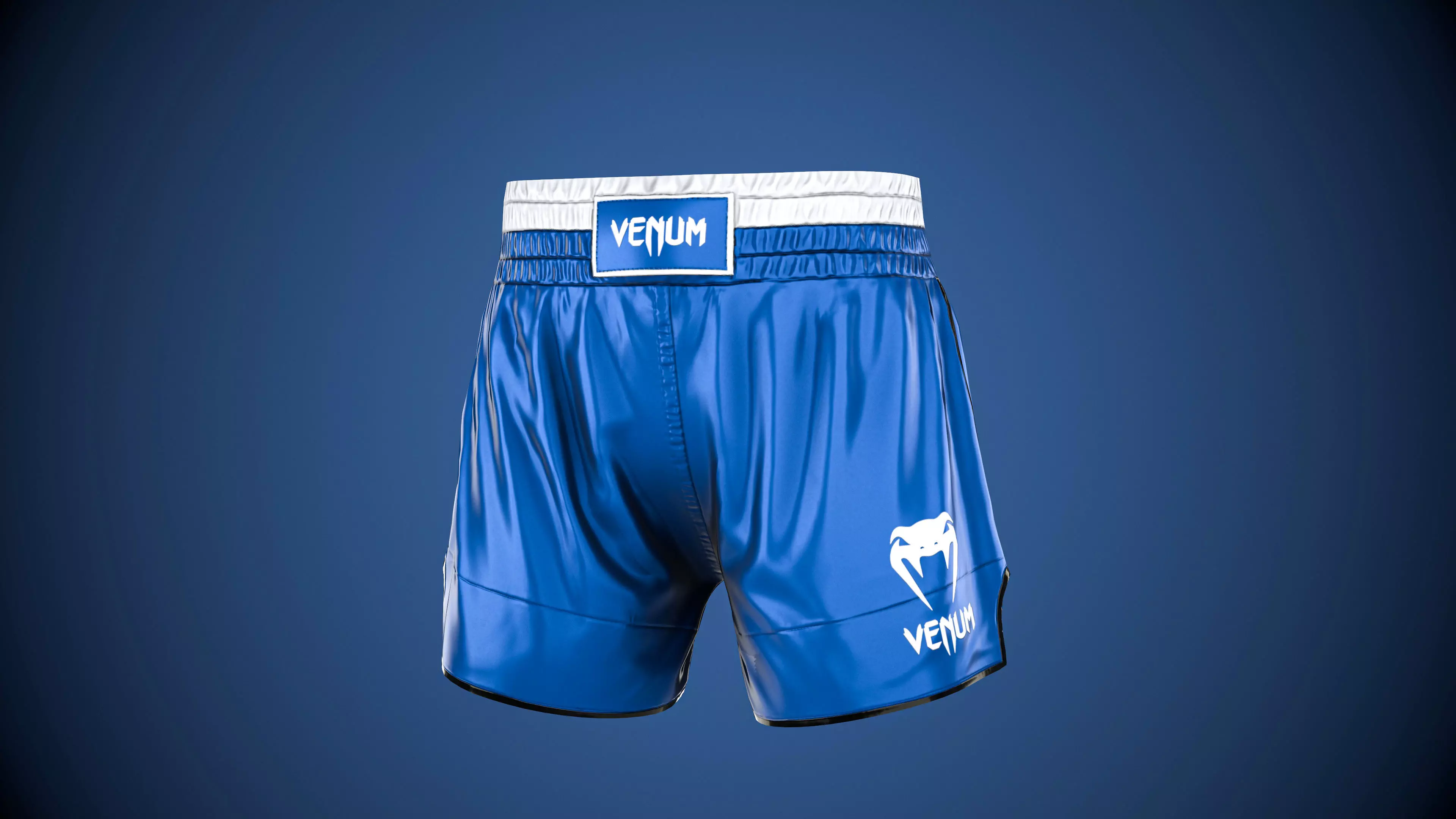 MMA Shorts PBR Game ready Low-poly 3D model_0