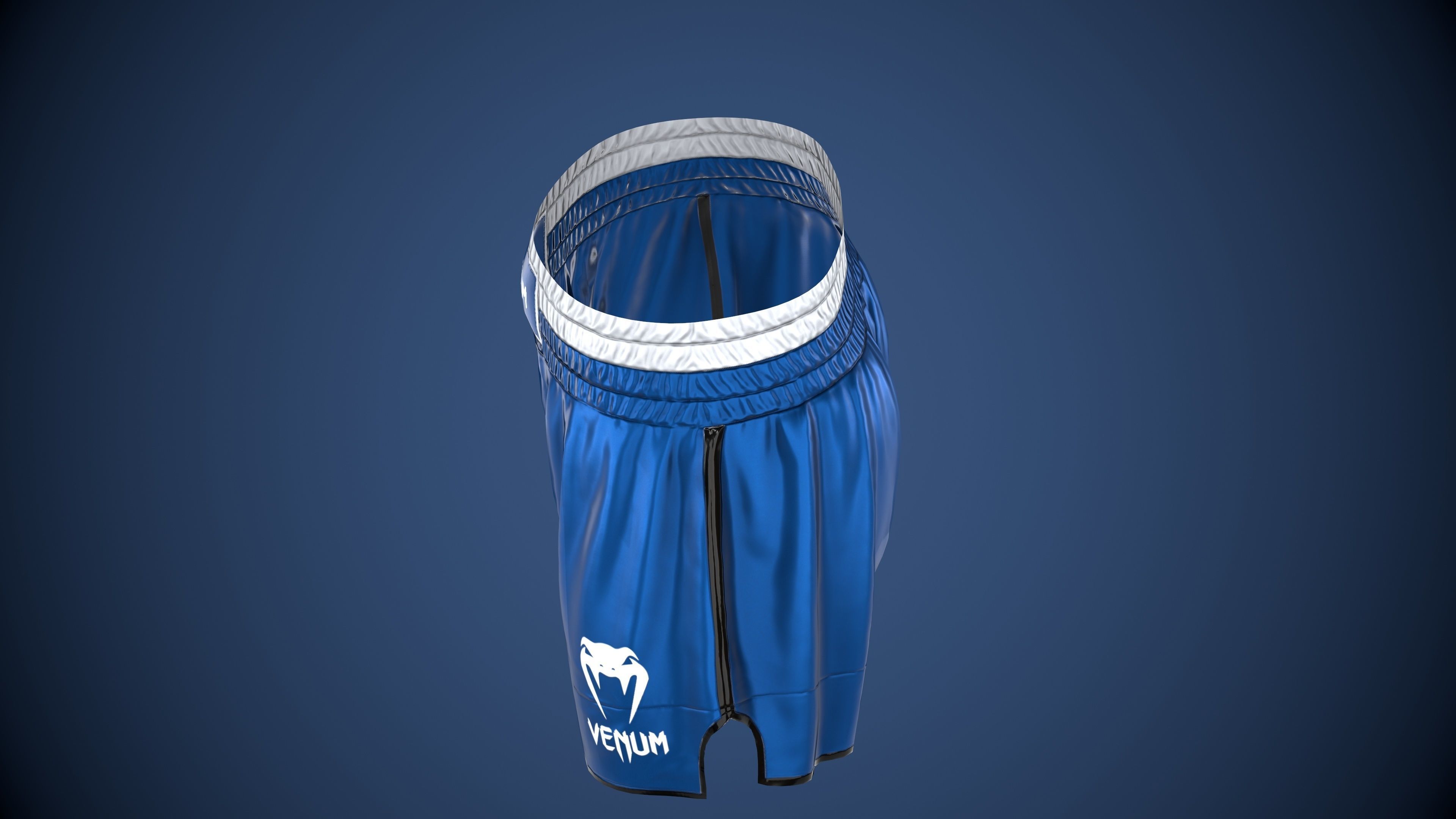MMA Shorts PBR Game ready Low-poly 3D model_19