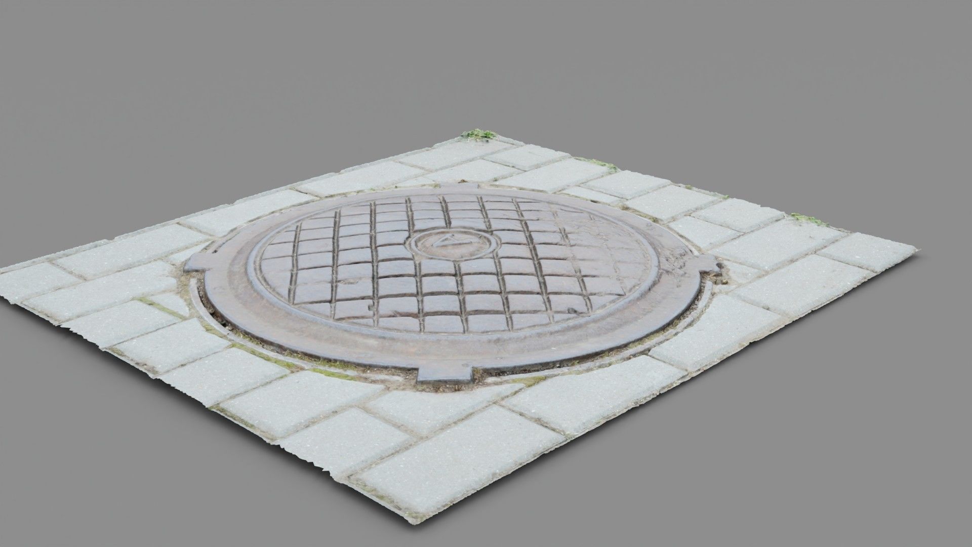 Cover manhole 03 high-poly 3D model_17