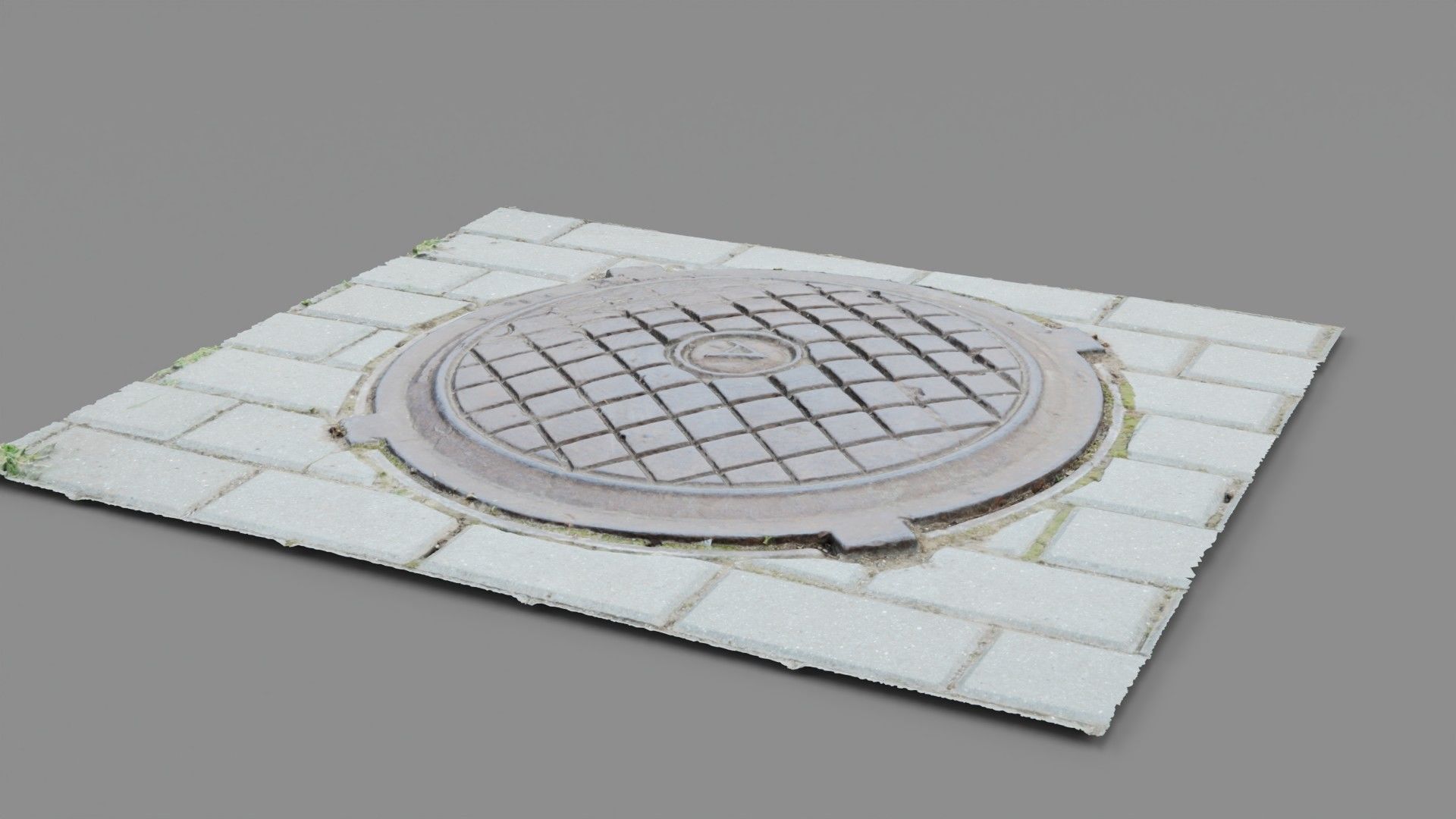 Cover manhole 03 high-poly 3D model_20