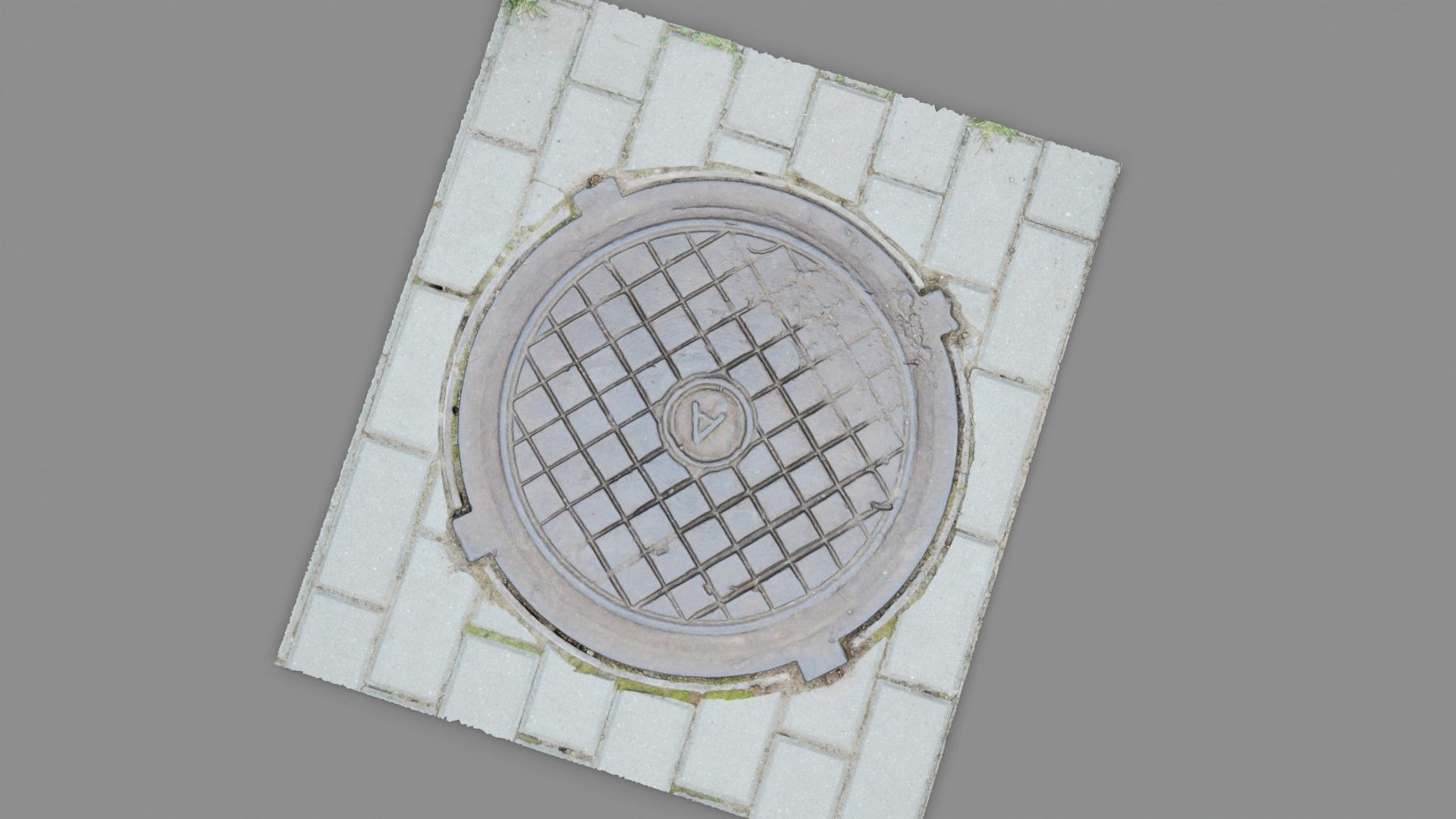 Cover manhole 03 high-poly 3D model_29