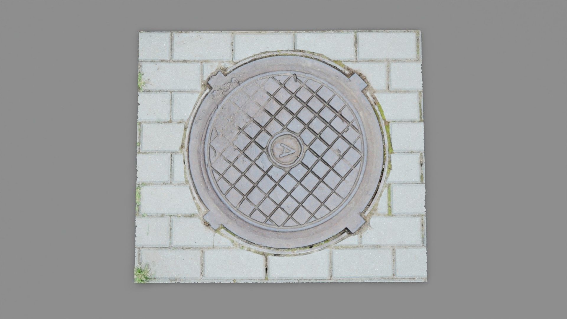 Cover manhole 03 high-poly 3D model_32