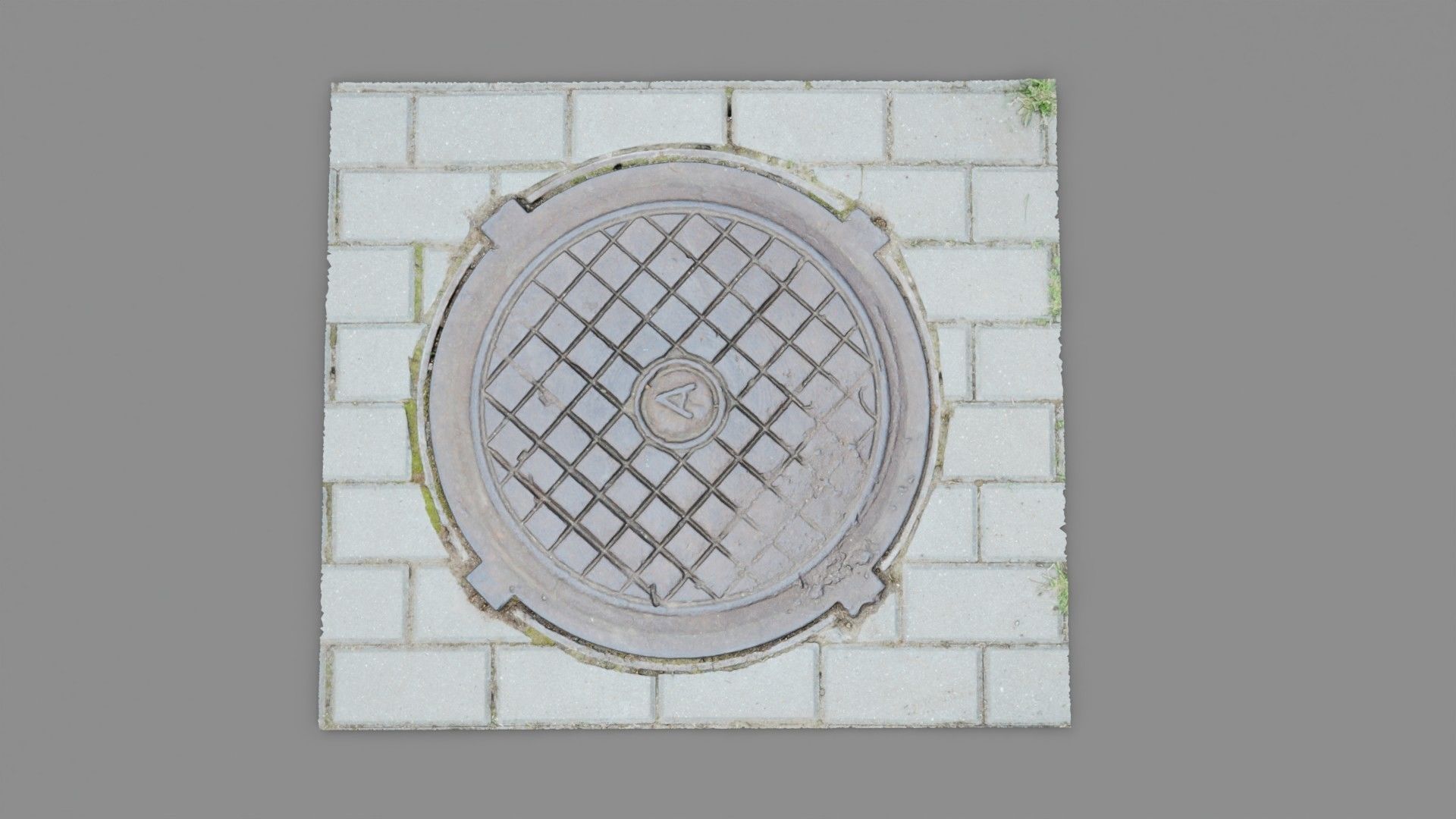 Cover manhole 03 high-poly 3D model_27