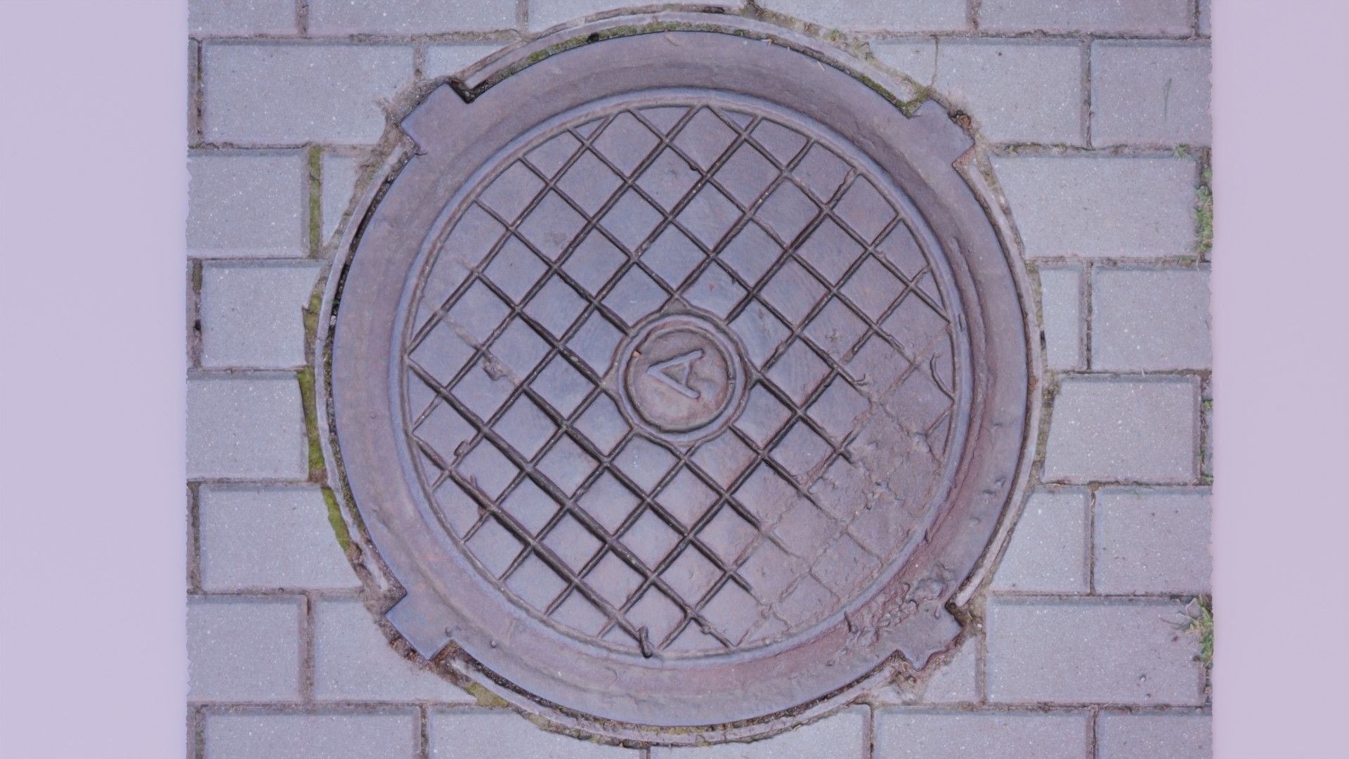 Cover manhole 03 high-poly 3D model_12