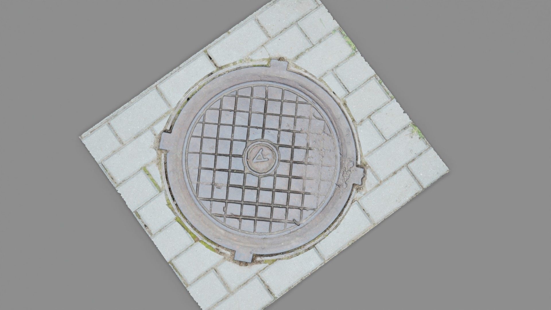 Cover manhole 03 high-poly 3D model_28