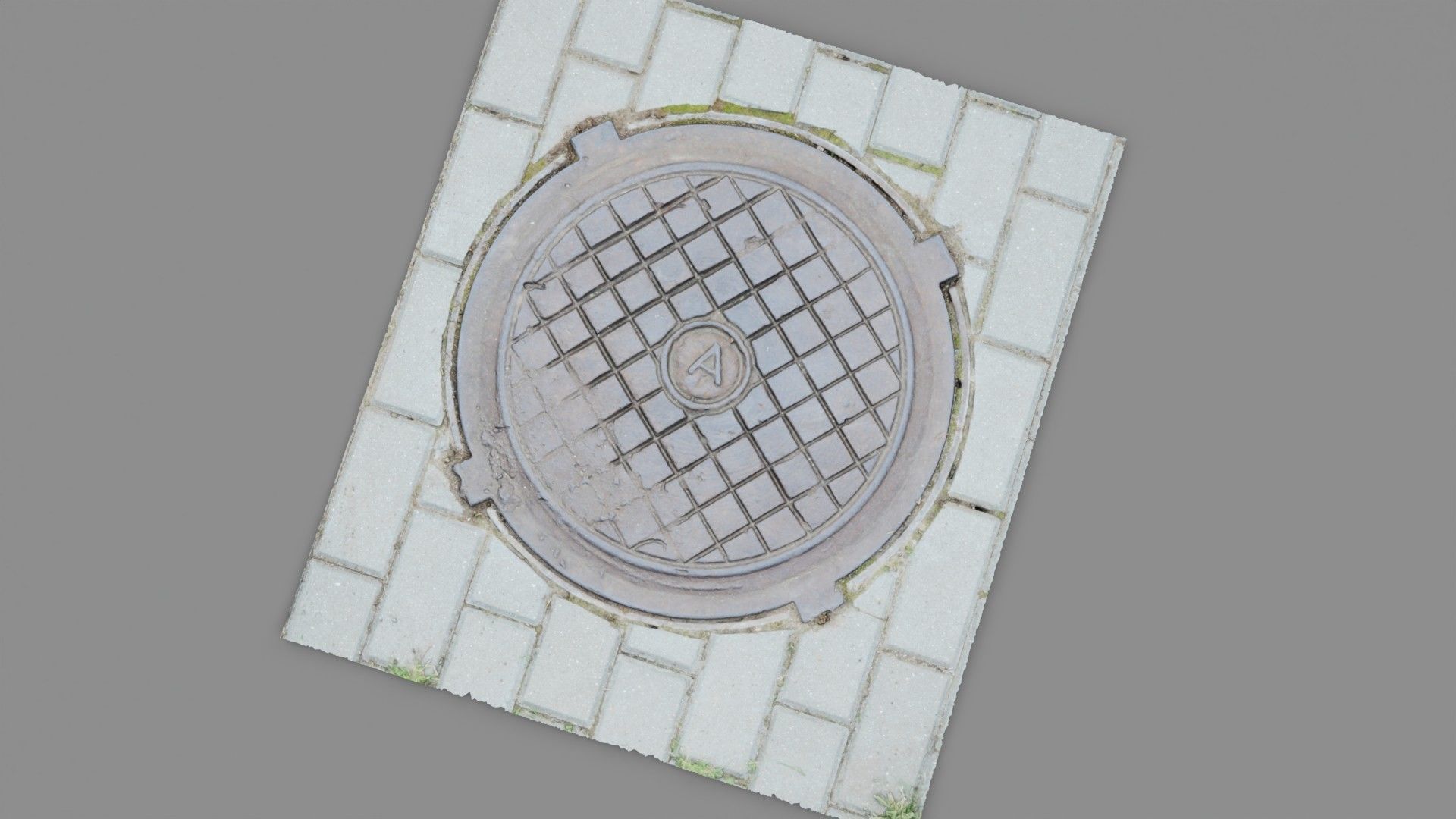 Cover manhole 03 high-poly 3D model_24